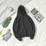 Woman's Solid 3 Colors Hoodies Sweatshirts Female 2020 Cotton Thicken Warm Hoodies Lady Autumn Fashion Streetwear Tops Women