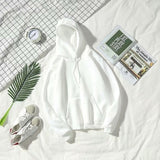 Woman's Solid 3 Colors Hoodies Sweatshirts Female 2020 Cotton Thicken Warm Hoodies Lady Autumn Fashion Streetwear Tops Women