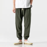 Privathinker Cotton Linen Casual Harem Pants Men Joggers Man Summer Trousers Male Chinese Style Baggy Pants 2020 Harajuku Clothe