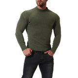 2020 New Sweater Men'S Solid Color Casual Male Sweater