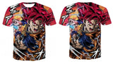 2020 new men and women personality anime Dragon Ball Z 3D printing T-shirt cool fashion comfortable short-sleeved creative shirt