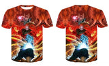 2020 new men and women personality anime Dragon Ball Z 3D printing T-shirt cool fashion comfortable short-sleeved creative shirt