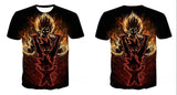 2020 new men and women personality anime Dragon Ball Z 3D printing T-shirt cool fashion comfortable short-sleeved creative shirt