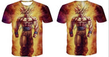 2020 new men and women personality anime Dragon Ball Z 3D printing T-shirt cool fashion comfortable short-sleeved creative shirt
