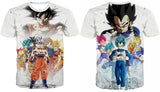 2020 new men and women personality anime Dragon Ball Z 3D printing T-shirt cool fashion comfortable short-sleeved creative shirt