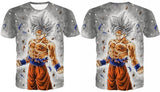 2020 new men and women personality anime Dragon Ball Z 3D printing T-shirt cool fashion comfortable short-sleeved creative shirt