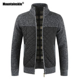 Mountainskin camisolas masculinas outono inverno quente malha camisola casacos cardigan roupas masculinas malhas casuais sa833