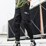 2020 hip hop menino multi-bolso elástico na cintura harem calças homem streetwear punk calças casuais corredores masculinos tornozelo-comprimento dos homens