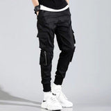 2020 hip hop menino multi-bolso elástico na cintura harem calças homem streetwear punk calças casuais corredores masculinos tornozelo-comprimento dos homens