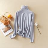 Marwin New-Coming Autumn Winter Tops Solid Turn-Down Collar Pullovers Female Thick Turtleneck Knitted High Street  Women Sweater
