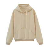 Toppies Womens Tracksuits Hooded Sweatshirts 2021 Autumn Winter Fleece Oversize Hoodies Solid Pullovers Jackets Unisex Couple